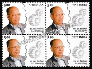 2003 S L Kirloskar Block of 4 MNH