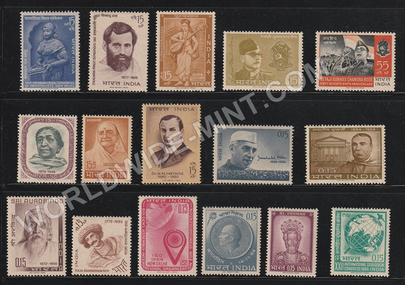 1964 INDIA Complete Year Pack MNH