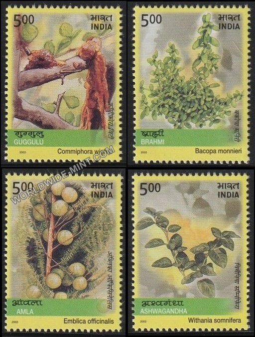 2003 Medicinal Plants-Set of 4 MNH