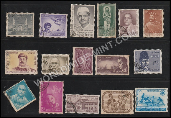 1966 INDIA Complete Year Pack Used