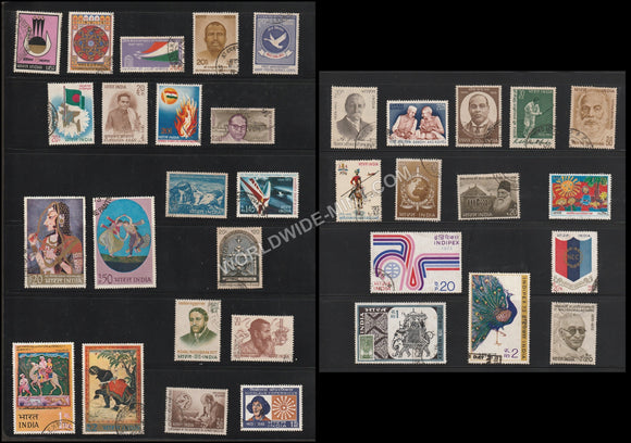 1973 INDIA Complete Year Pack Used