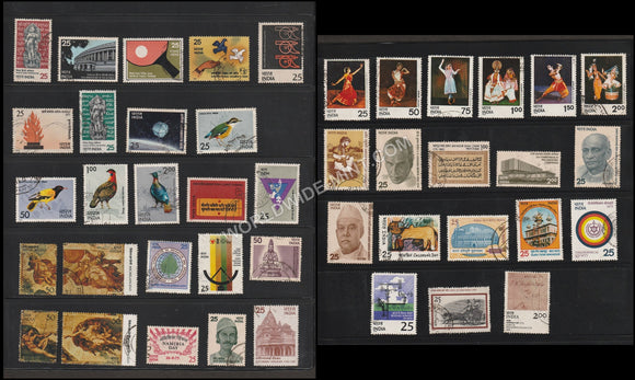 1975 INDIA Complete Year Pack Used