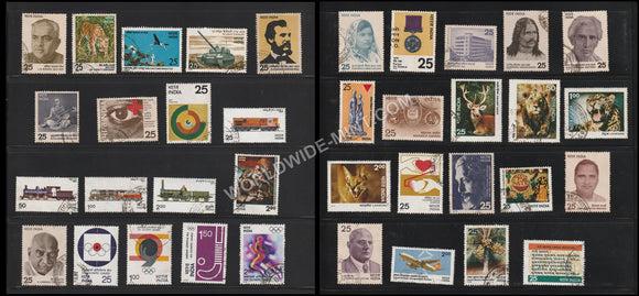 1976 INDIA Complete Year Pack Used