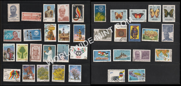 1981 INDIA Complete Year Pack Used