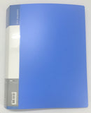 DL-10060 A4 Clear File- 60 Pockets-Blue Colour-For Big Sheetlets, Miniature Sheet, and Small Full Sheets - Imported Taiwan Made-Chuyu Culture