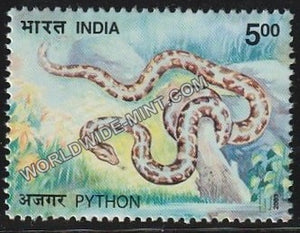 2003 Nature India-Snakes-Python MNH
