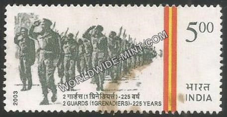 2003 2 Guards 1 Grenaiers 225 Years Used Stamp