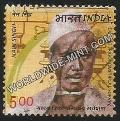 2004 Great Trigonometrical Survey-Nain Singh Used Stamp