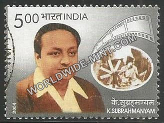 2004 K Subrahmanyam Used Stamp