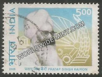 2005 Pratap Singh Kairon Used Stamp