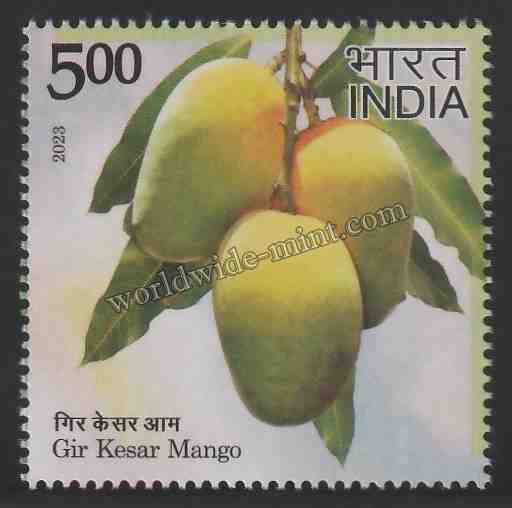 2023 INDIA Geographical Indications: Agricultural Goods - Gir Kesar Mango MNH
