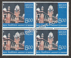 2006 University of Madras Block of 4 MNH
