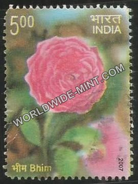 2007 Fragrance of Roses - Bhim Used Stamp