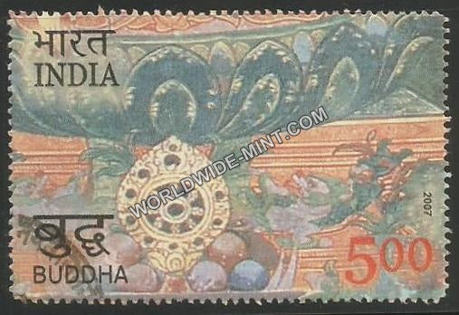 2007 Buddha-Dharma Chakra Used Stamp