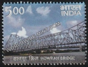 2007 Landmark Bridges of India-Howrah Bridge MNH