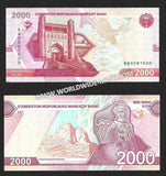UZBEKISTAN 2021 - 2000 SOM UNC Currency Note