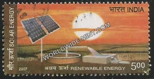 2007 Renewable Energy-Solar Energy Used Stamp