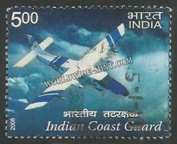 2008 Indian Coast Guard - Dornier Fixed Wing Aircraft Used Stamp