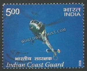 2008 Indian Coast Guard - Advanced Light Helicopter Used Stamp