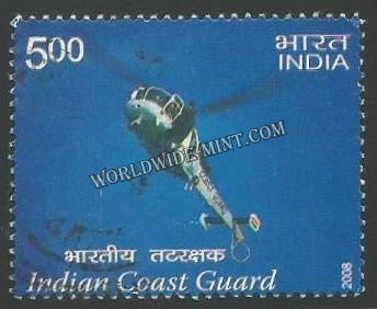 2008 Indian Coast Guard - Advanced Light Helicopter Used Stamp
