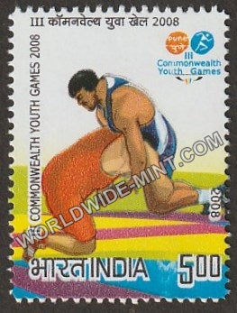 2008 3rd Commonwealth Youth Games-Wrestling MNH