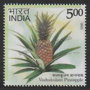 2023 INDIA Geographical Indications: Agricultural Goods - Vazhakulam Pineapple MNH