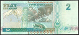 Fiji 2 Dollars - 2000 P# 102a Millennium UNC Commemorative Bank Note N#206568