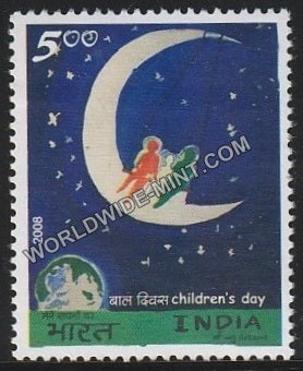 2008 Children's Day-India on Moon MNH