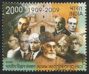 2008 Indian Institute of Science - 20 Rupees Used Stamp