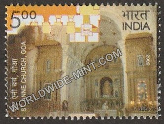 2009 Heritage Monuments Preservation by INTACH-St. Anne Church Goa MNH