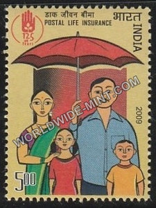 2009 Postal Life Insurance 125th Anniversary MNH
