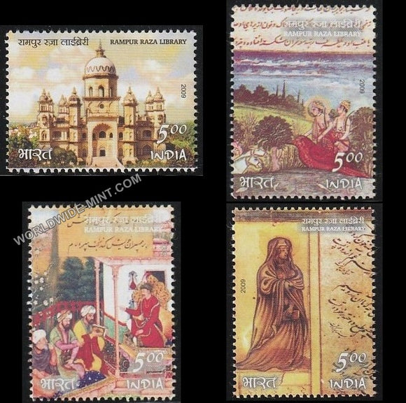 2009 Raza Library Rampur-Set of 4 MNH