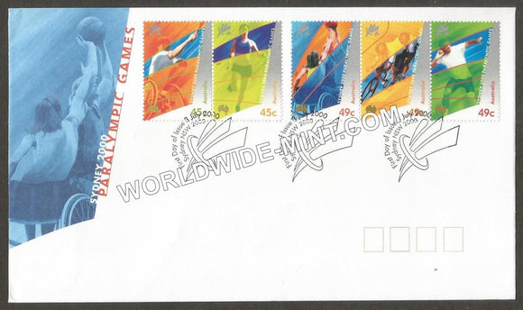 2000 Australia Sydney Paralympic Games   FDC #FA248