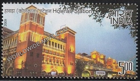 2009 Heritage Railway Stations of India-Howrah MNH