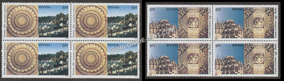 2009 Heritage Temples-Set of 2 Block of 4 MNH