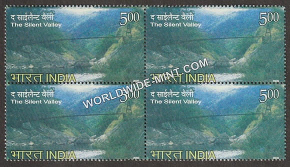 2009 Silent Valley, Kerala Block of 4 MNH