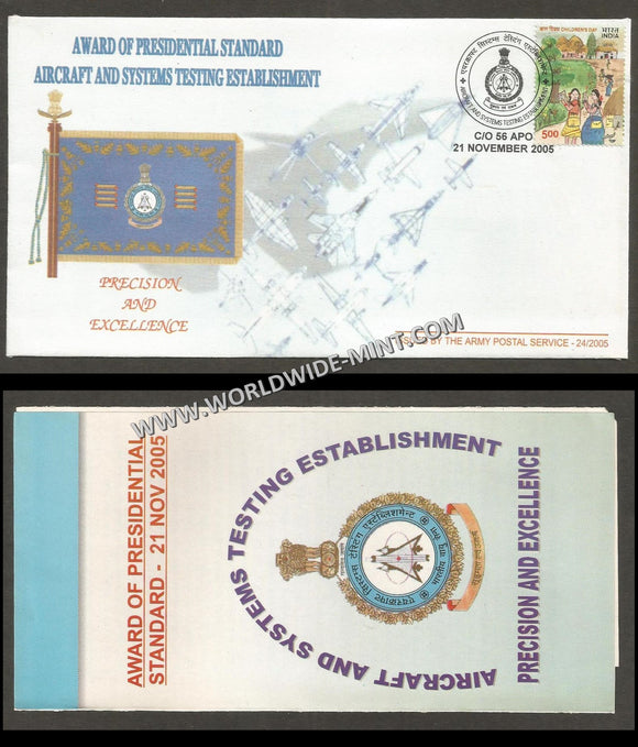 2005 India AIRCRAFT & SYSTEMS TESTING ESTABLISHMENT STANDARD PRESENTATION APS Cover (21.11.2005)