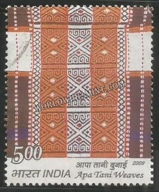 2009 Traditional Textile - Apa Tani Weaves Used Stamp