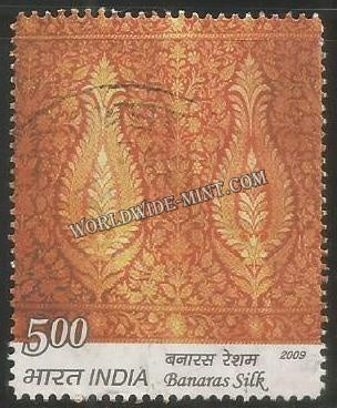 2009 Traditional Textile - Banaras Brocades Used Stamp