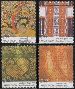 2009 Traditional Textile-Set of 4 MNH