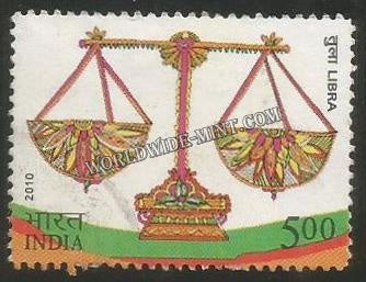 2010 Astrological Signs - Libra Used Stamp