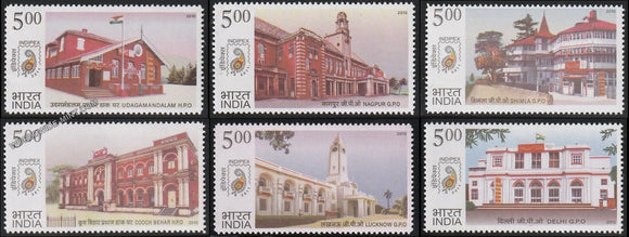 2010 Postal Heritage Buildings-Set of 6 MNH