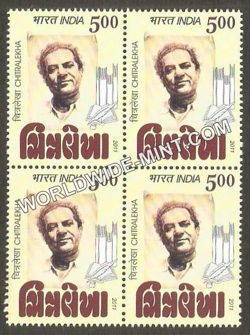 2011 Chitralekha Block of 4 MNH