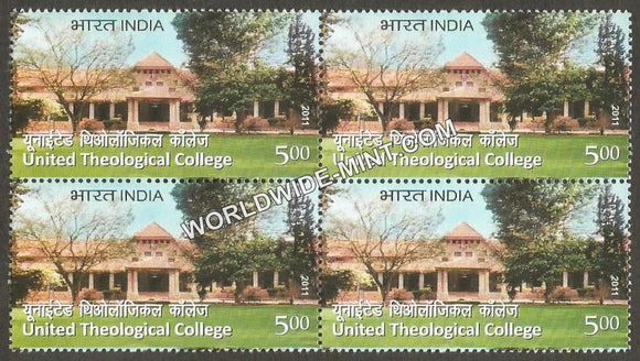 2011 The United Theological College Block of 4 MNH