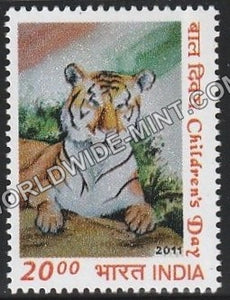 2011 Children's Day-Sitting Tiger MNH