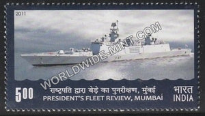 2011 President's Fleet Review-Warship MNH