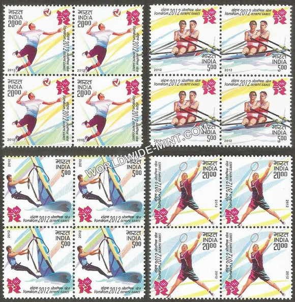 2012 London 2012 Olympic Games-Set of 4 Block of 4 MNH