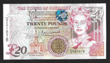 GUERNSEY 20 POUND The Great War 1914-1918 100 years of commemoration UNC Hologram Currency Note N#245499