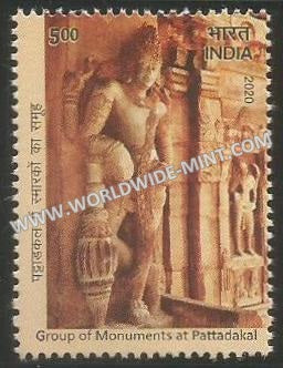 2020 India UNESCO World Heritage Sites in India III Cultural Sites- Group Monuments of Pattadakal MNH