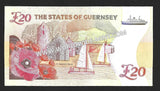 GUERNSEY 20 POUND The Great War 1914-1918 100 years of commemoration UNC Hologram Currency Note N#245499